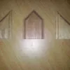 Egyenesoldalú, szögvágással készült kerítéslécek